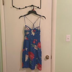Blue floral American Eagle dress
